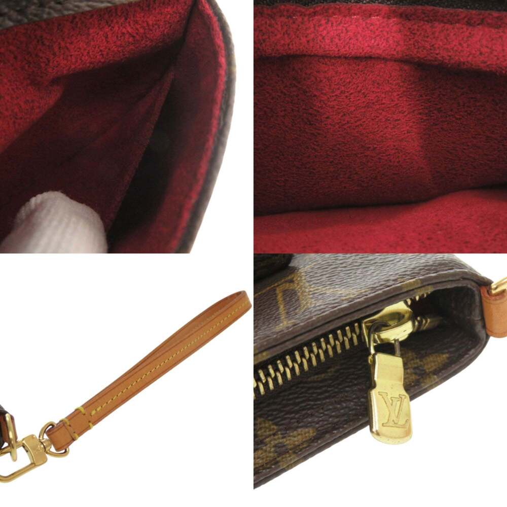 LOUIS VUITTON Authentic Brown Monogram Pouch - Picture 6 of 6